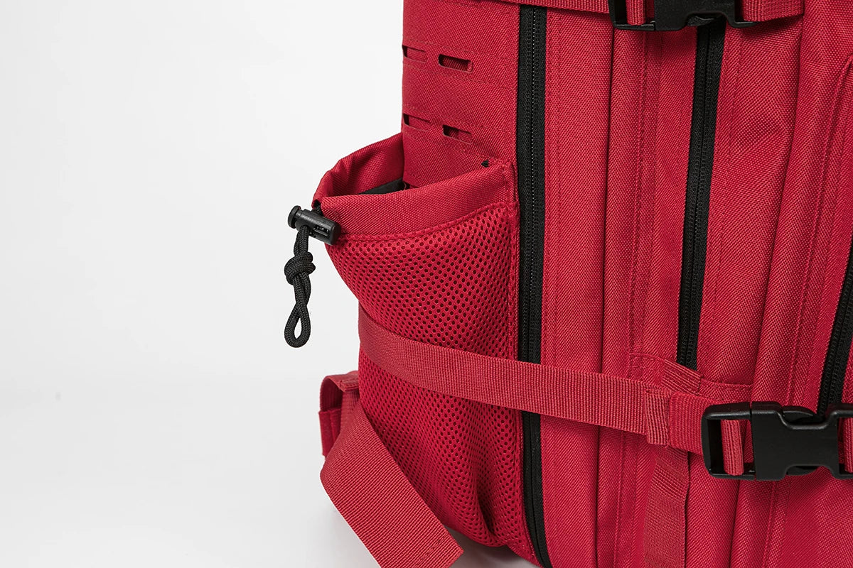 45L Men's Tactical Backpack with Double Cup Holder