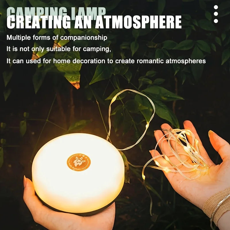 Rechargeable 32.8FT Camping String Lights
