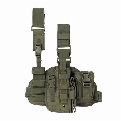 Tactical Leg Gun Holster Multi-function Camouflage Tied Leg Phone Pocket
