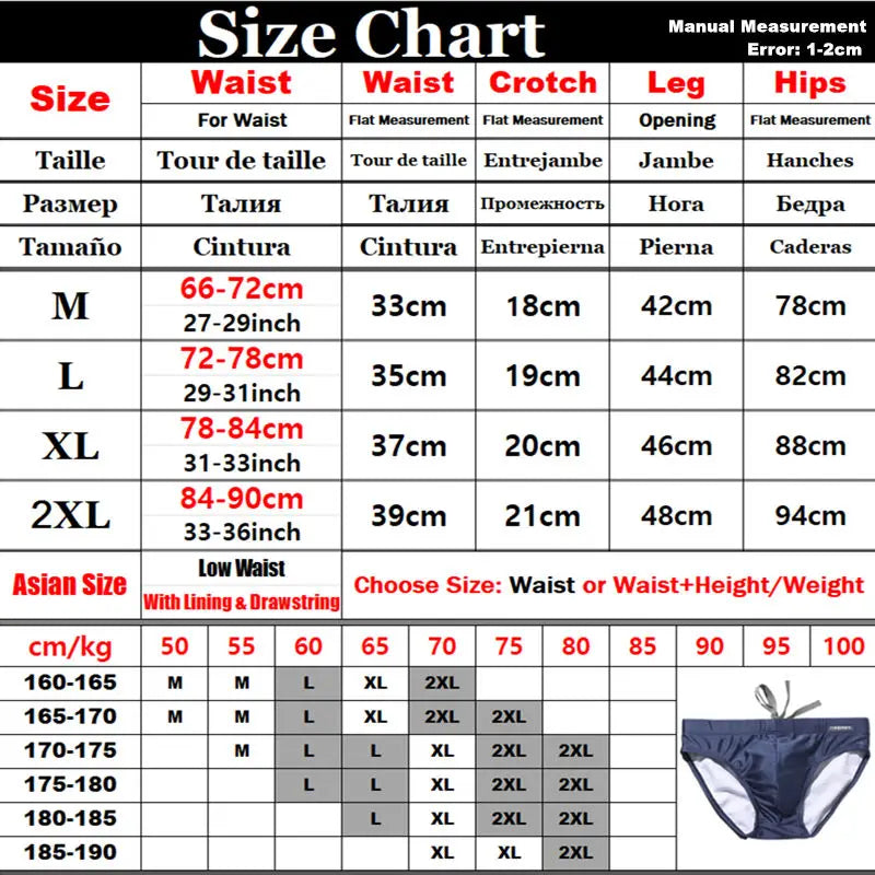 Padded Swim Briefs Desmiit Swimwear Men Swimming Trunks