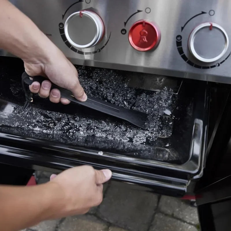 2025 Genesis E-325 Liquid Propane Gas Grill for Outdoor Cooking, 3 Burners, Black