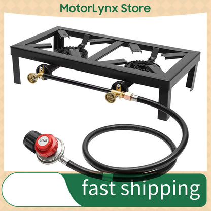 Portable 2 Burners For Outdoor BBQ Camping
