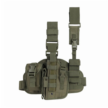 Tactical Leg Gun Holster Multi-function Camouflage Tied Leg Phone Pocket