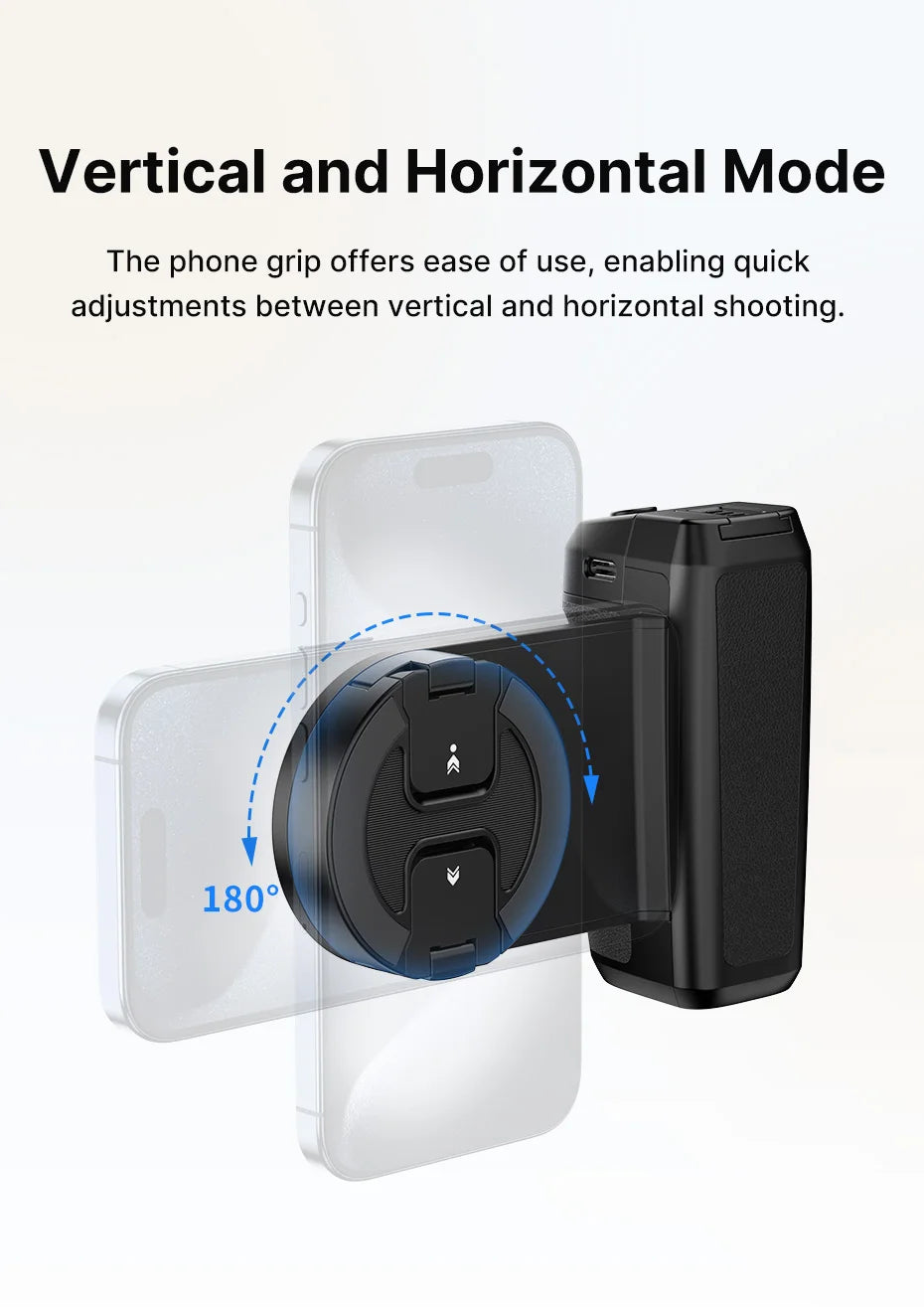 MagSafe Smartphone Camera Shutter Grip Bluetooth Selfie Handle