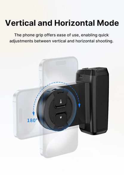 MagSafe Smartphone Camera Shutter Grip Bluetooth Selfie Handle