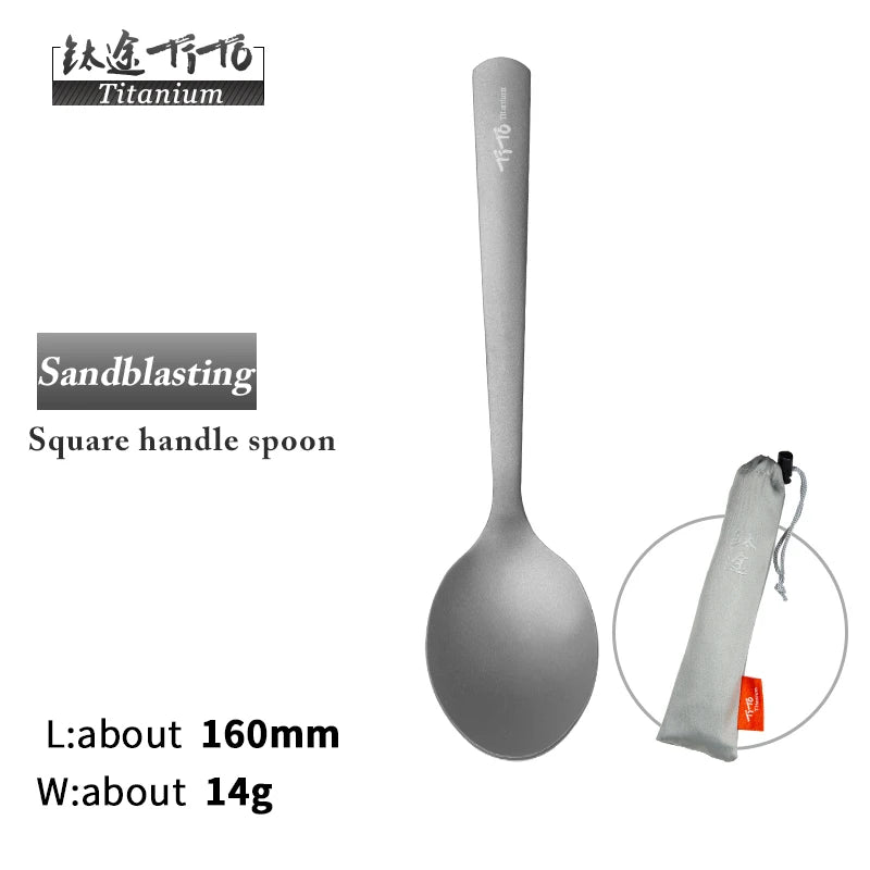 Rainbow Colored Titanium Spoons & Forks