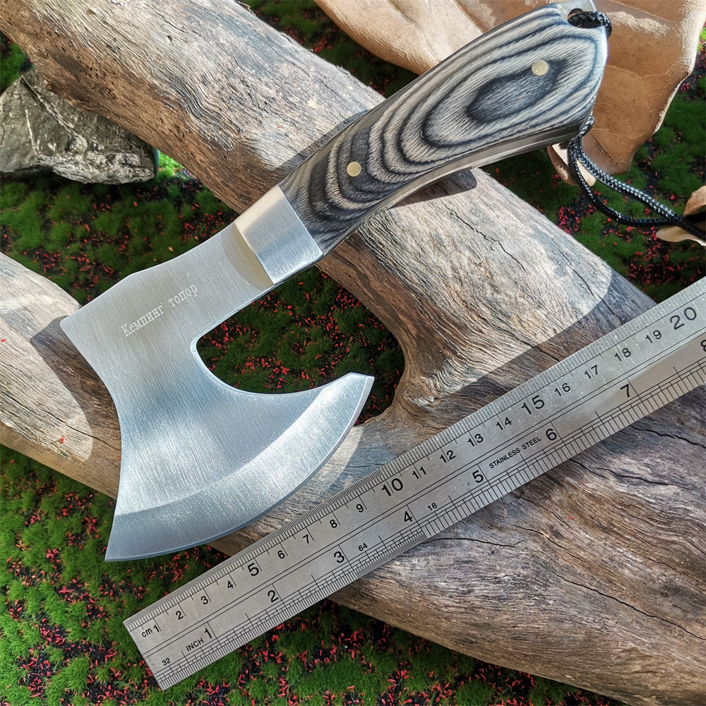 Wooden Handle Stainless Steel Blade