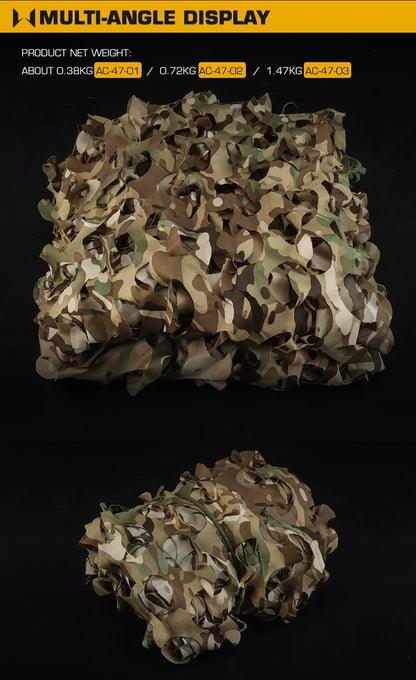 1.5x2m Outdoor Tactical Camouflage Net, Shading Net