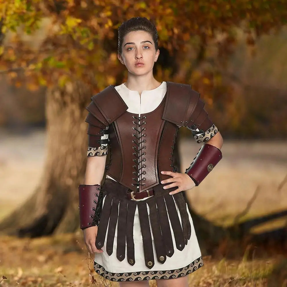 Leather Renaissance Skirt Halloween Costume