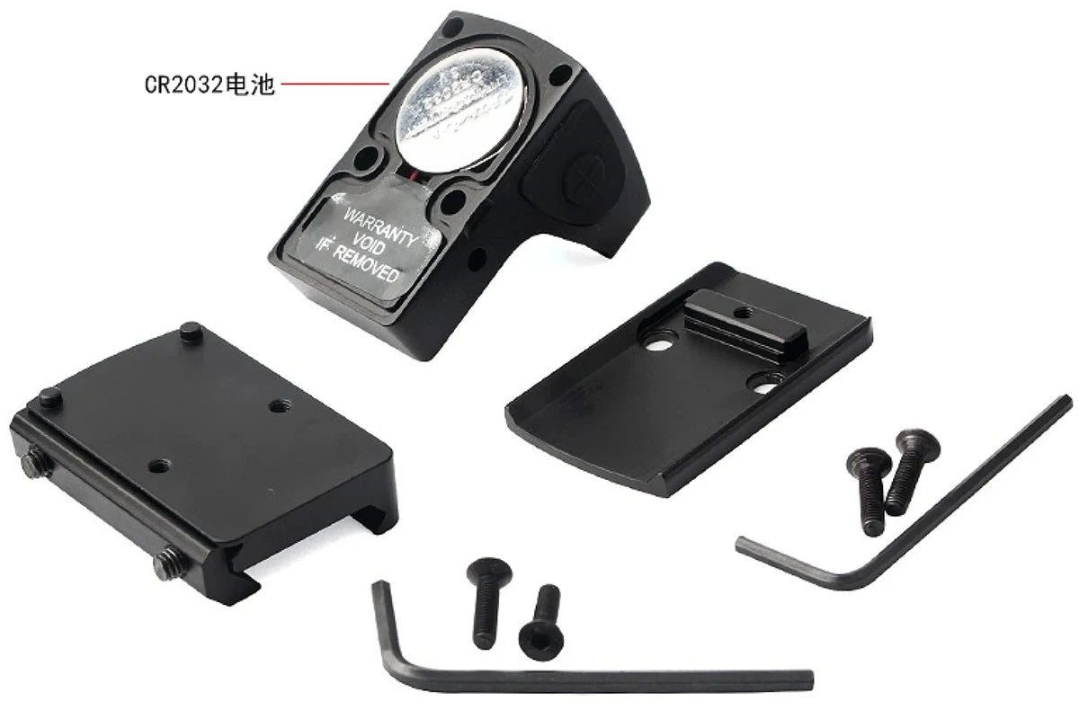 Tactical Mini Red Dot Sight Rifle Reflex Sight Airsoft G*ock 17 19