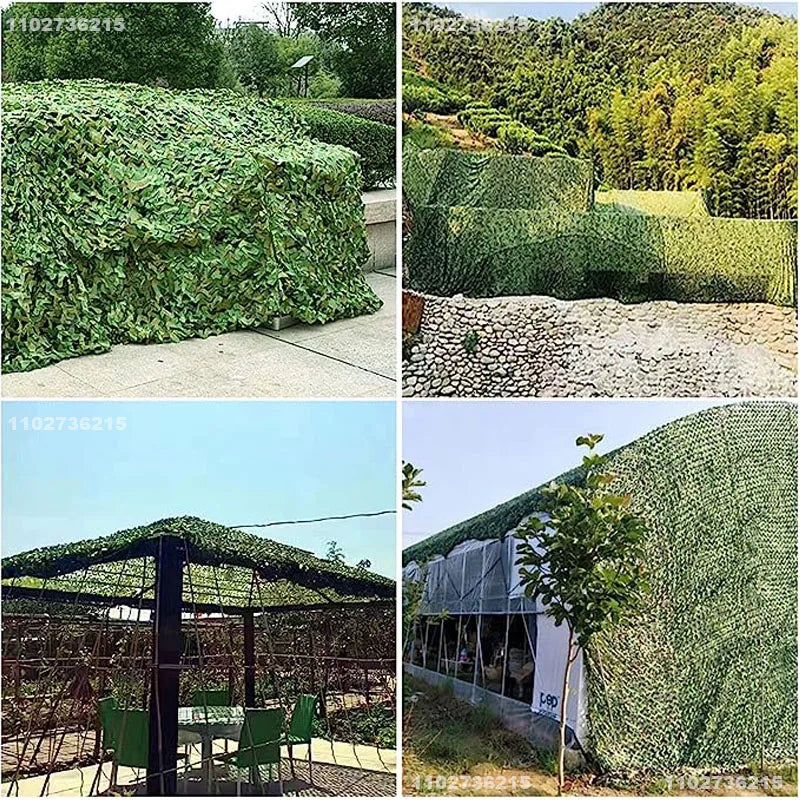 210D camouflage network sunshade tent,