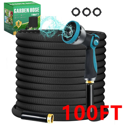 Non-Expandable Garden Water Hose Kink Free Lightweight 50/100ft