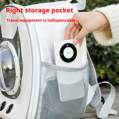 Pet Backpack 360° View/Breathable Transparent Bubble