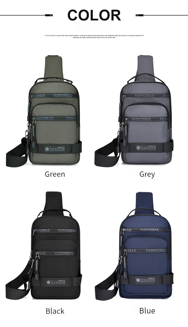 Large Capacity Chest Bag Crossbody Bag Backpack