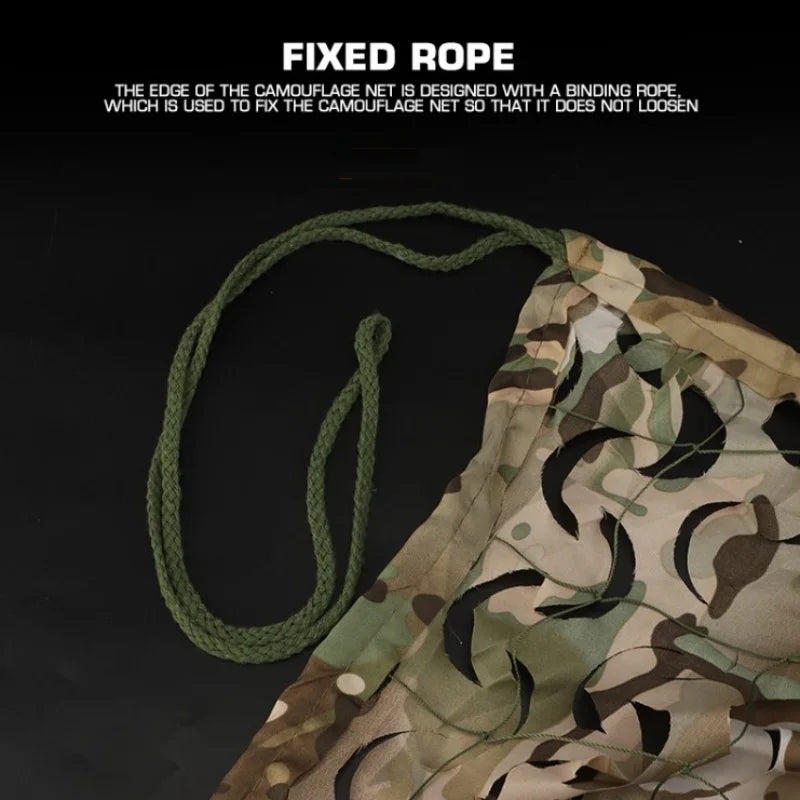 1.5x2m Outdoor Tactical Camouflage Net, Shading Net