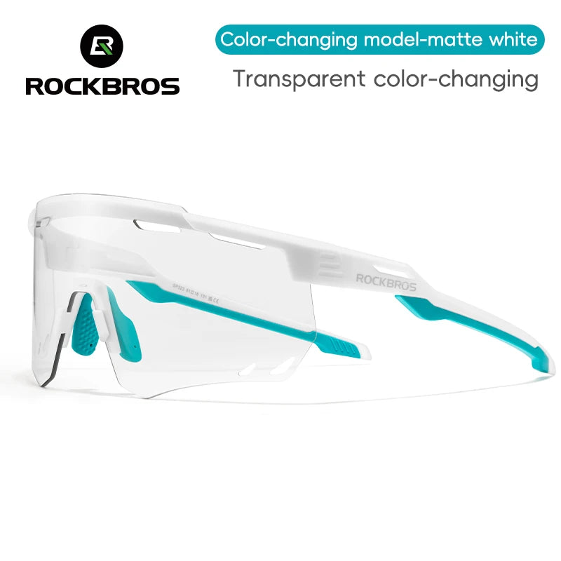 ROCKBROS Cycling Glasses MTB Road Bike Eyewear Driving Golf Goggles UV400 Sunglasses Polarized/Photochromic