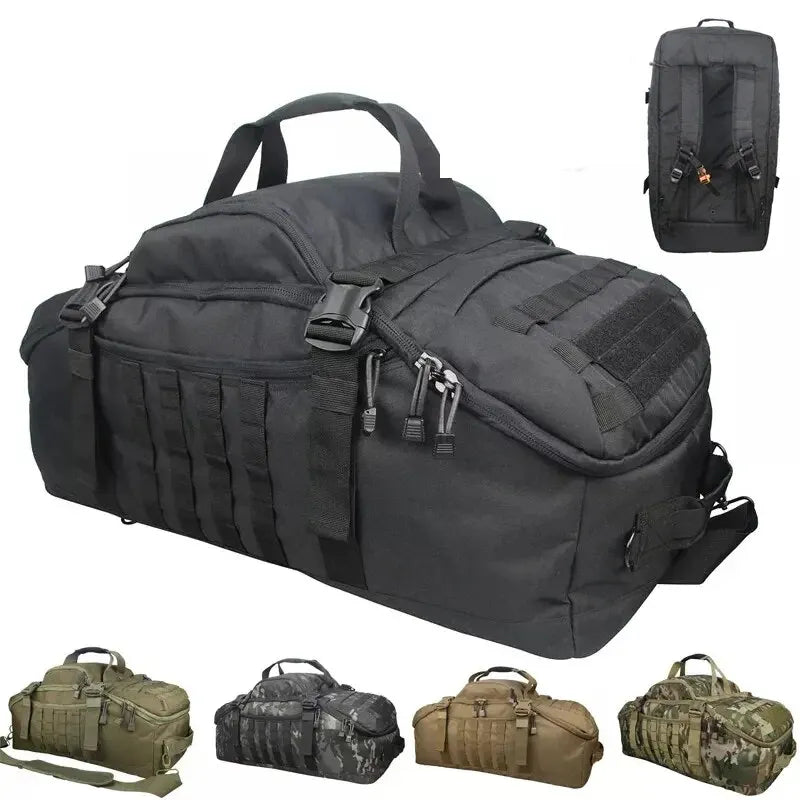 LQARMY 60L 80L Camping Bag Tactical Backpack Molle