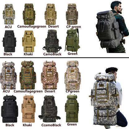 80L/100L Tactical Backpack