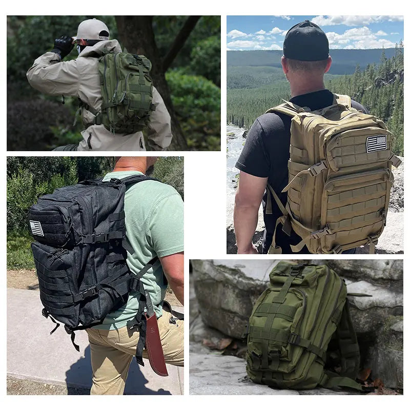 45L/25L Tactical Backpack  Rucksack Waterproof Outdoor