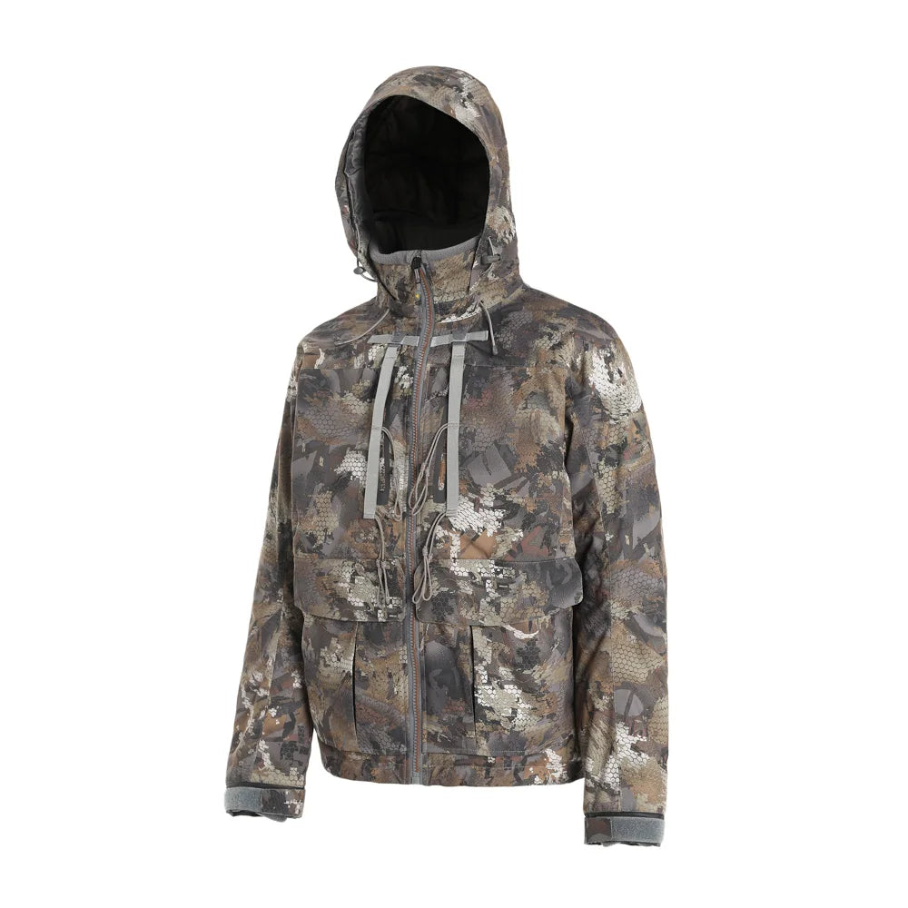 Men's winter waterproof insulated camouflage jacket
