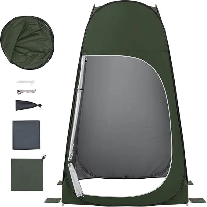 Camping Shower Tent, Portable Outdoor Privacy Toilet & Changing Shelter