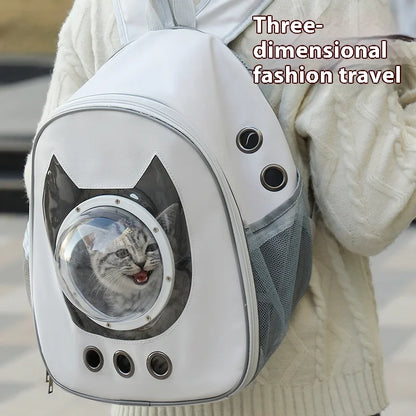 Pet Backpack 360° View/Breathable Transparent Bubble