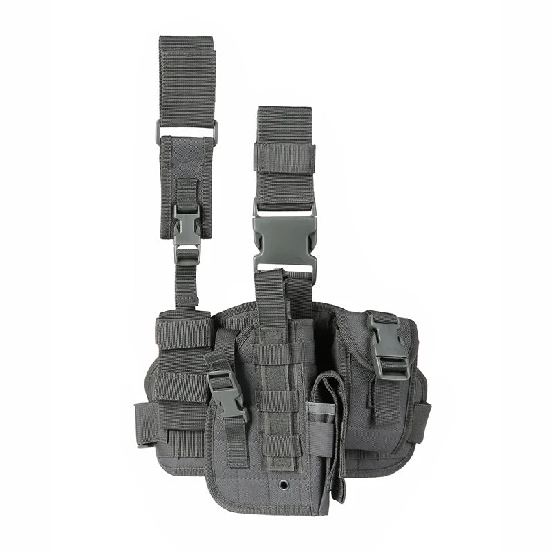 Tactical Leg Gun Holster Multi-function Camouflage Tied Leg Phone Pocket