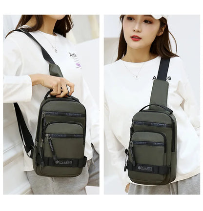 Large Capacity Chest Bag Crossbody Bag Backpack