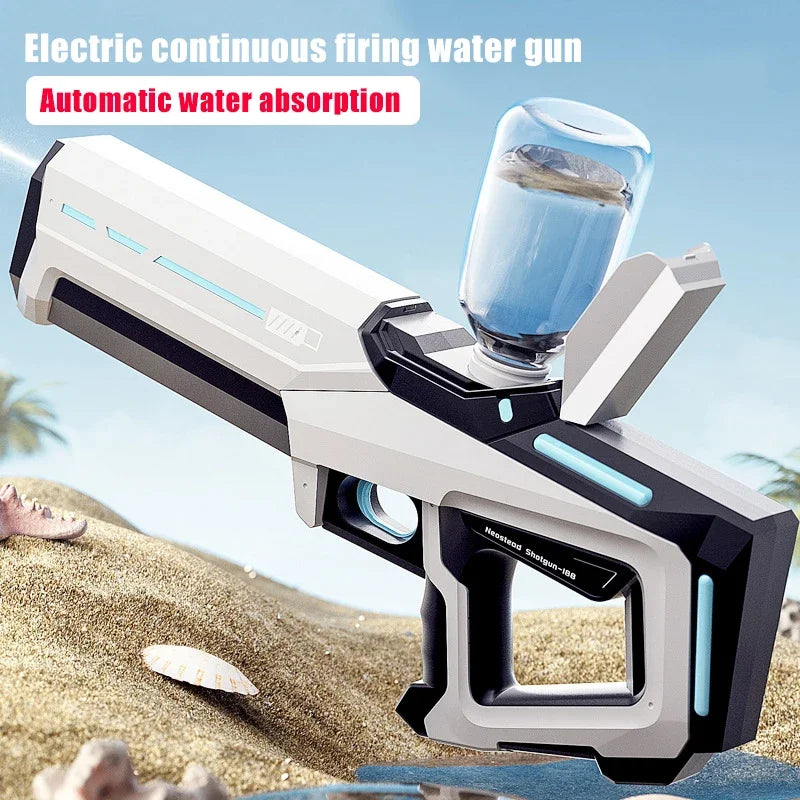 Electric Water Guns For Adults Powerful Squirt Automatic Suction Water Blasters