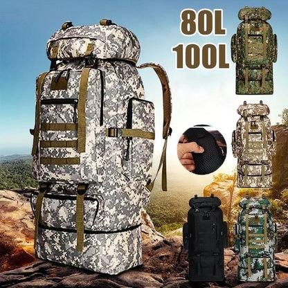 80L/100L Tactical Backpack