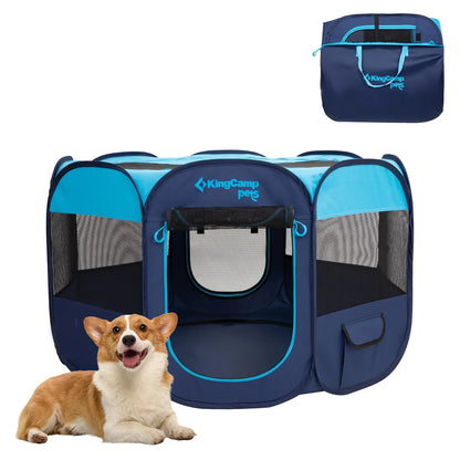 King Camp Portable Dog / Cat  Playpen Cat Tent, Pet Playground Kennel
