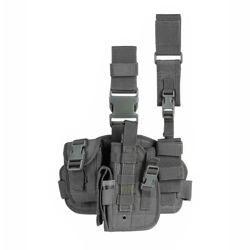 Tactical Leg Gun Holster Multi-function Camouflage Tied Leg Phone Pocket