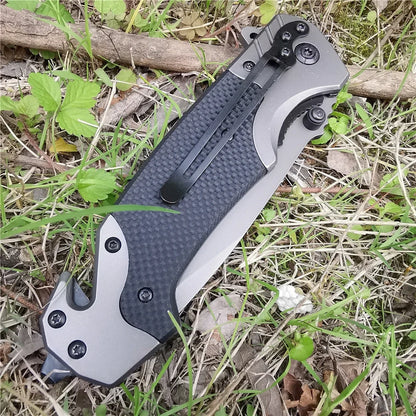 Military Survival Folding Knife  Good for Hunting Camping Everyday Carry