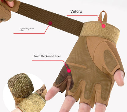 Half Finger Training Breathable Tactical Non-Slip Cycling Gloves