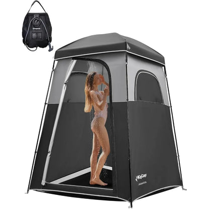 Camping Shower Tent, Portable Outdoor Privacy Toilet & Changing Shelter