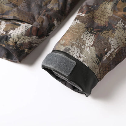 Men's winter waterproof insulated camouflage jacket