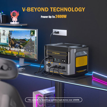VTOMAN 1500 Portable Power Station 1548Wh