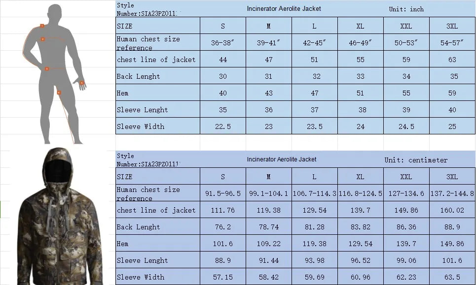 Men's winter waterproof insulated camouflage jacket