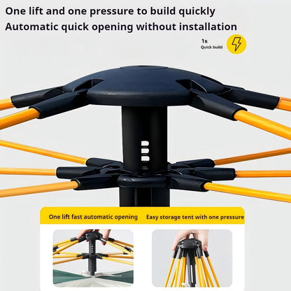 Outdoor shelter Sunshade Camping Tent Reactive outdoor Camping tent Two doors and two windows