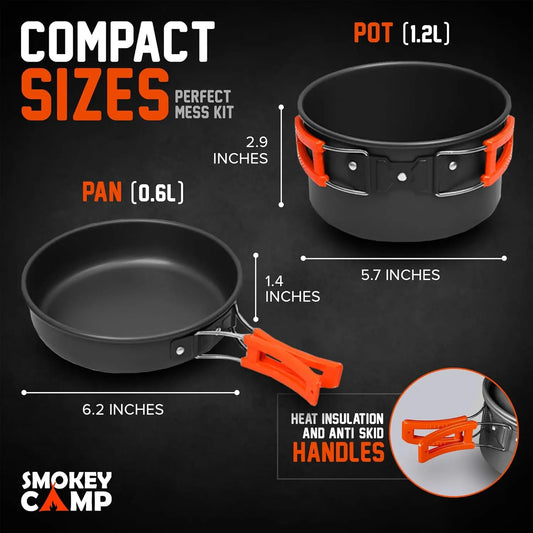 Camping Cookware Mess Kit