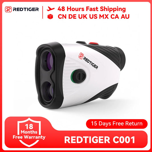 REDTIGER Golf Rangefinder with Slope 1000M 1200 Yards  7X Magnification Rechargeable