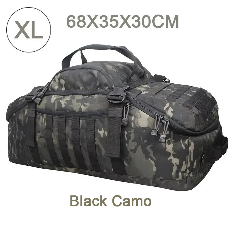 LQARMY 60L 80L Camping Bag Tactical Backpack Molle