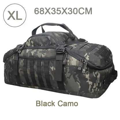 LQARMY 60L 80L Camping Bag Tactical Backpack Molle