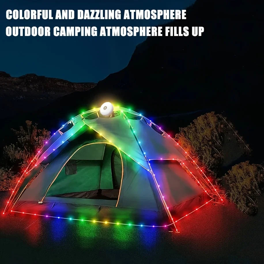 Rechargeable 32.8FT Camping String Lights