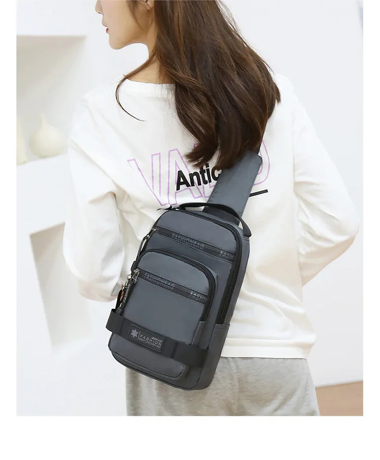 Large Capacity Chest Bag Crossbody Bag Backpack