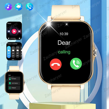 Smart watch, compatible with Android and iPhone, fitness tracking unisex sports watch