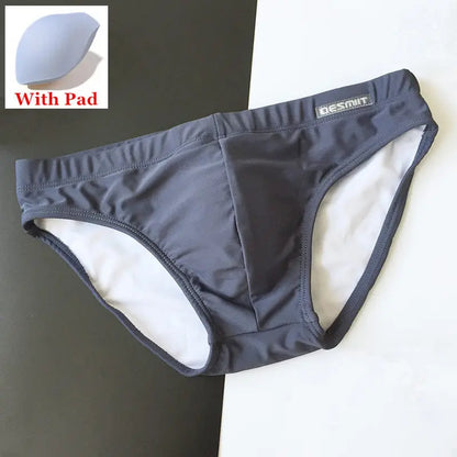Padded Swim Briefs Desmiit Swimwear Men Swimming Trunks
