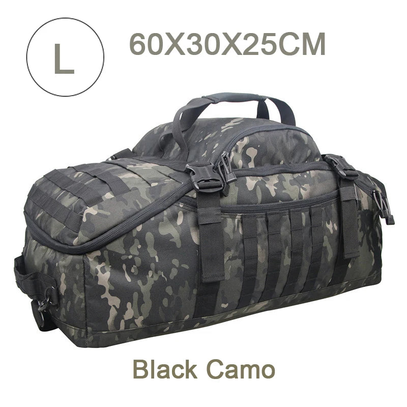 LQARMY 60L 80L Camping Bag Tactical Backpack Molle