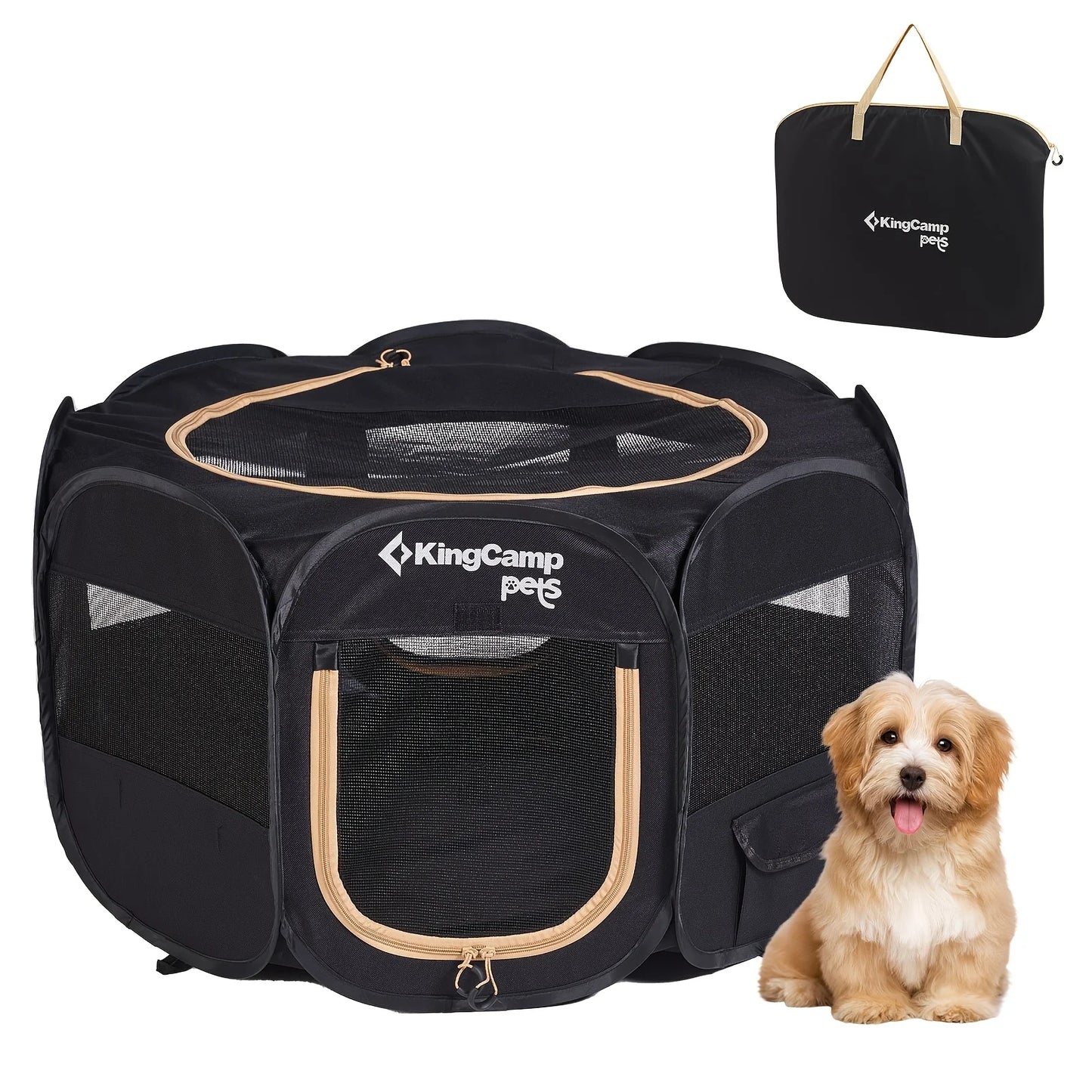 King Camp Portable Dog / Cat  Playpen Cat Tent, Pet Playground Kennel
