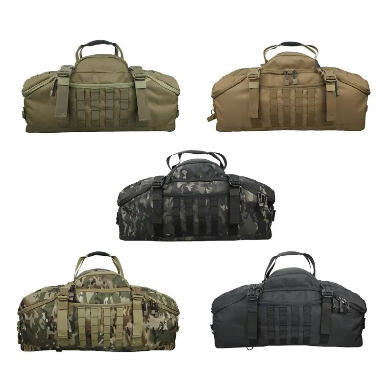 LQARMY 60L 80L Camping Bag Tactical Backpack Molle